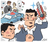 [단독] 아직도 ‘검은양복’ 입고… 강남 한복판 패싸움