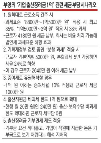 ‘부영 출산지원금 1억’ 분할과세 가닥… 근로자 세금 부담 완화