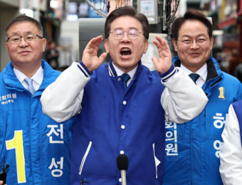 이재명 “박근혜 정권도 내쫓지 않았나”…“151석 하는 것이 목표”