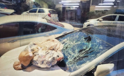 오물풍선에 차유리 박살, 보험 처리가…“본인 일부 부담, 1년 할인 유예”