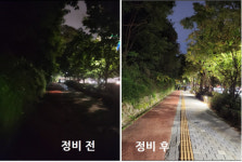 용산구, 전쟁기념관~녹사평역 이태원로 가로등 교체공사 완료