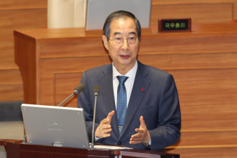 한덕수 “비상계엄 반대, 대통령 설득했지만 못 막아…송구하고 죄송”