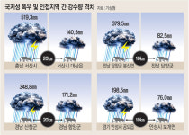 폭우 패턴 ‘면’ → ‘점’… 519㎜ 퍼부은 서산시 20㎞ 떨어진 읍은 140㎜