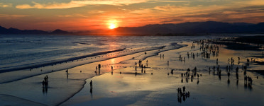 화려하게 물드는 다대포 노을… 근심은 저물고, 추억이 떠오른다[박경일기자의 여행]