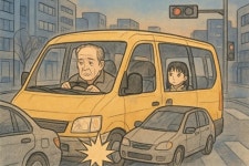 “저혈당 쇼크…” 70대 몰던 학원 승합차 사고로 초등생 부상