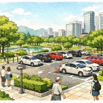 성남시, 하이테크밸리 공원에 150면 주차장 조성한다