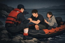 청게 잡으려다 밀물에 고립된 2명, 제주해경에 구조