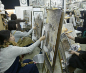 미대진학 막바지 ‘구슬땀’