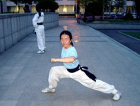 [전교학신문]중국 무술 우슈 고수 김경희씨