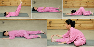 요가 하는 어린이…키 쑥쑥 몸 튼튼