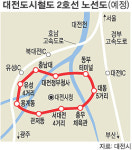 대전 도시철도 2호선 본격 추진