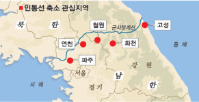 민통선 축소 수혜지역