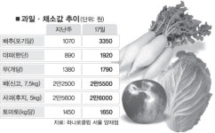 행복의나래물류마트 | 전국 물류대란… 채소 값 폭등