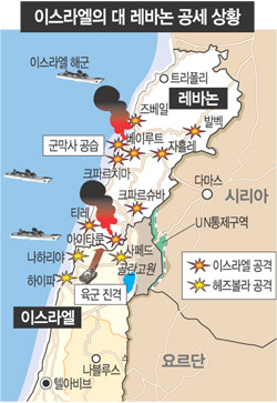 이스라엘군, 레바논 남부 지상 작전 진행 중 - 북쪽의 화살 작전으로 헤즈볼라 테러 조직 대상 지정