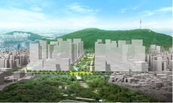 면목천로녹지대-1 | 세운상가 일대 43만㎡ 녹지대 만든다