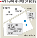 여의도 용산빌딩 ''한 지붕 세 가족''
