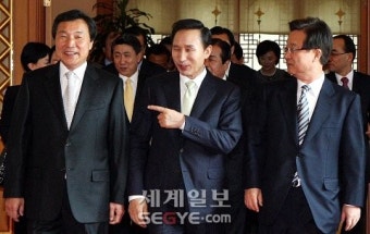 李대통령·여야 지도부 오찬