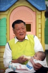 鄭회장, 꽃동네서 봉사