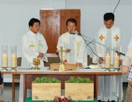 두산주류 ‘마주앙’ 천주교 미사주 축성식