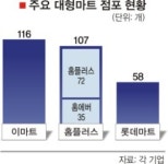 홈플러스, 이마트 추격 ‘잰걸음’