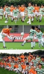 [포토] 우정다지는 한-중 유소년 축구단