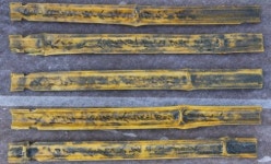 [바다에서 건진 우리역사] <6> 800년전 침몰선 비밀의 열쇠 ‘목간’