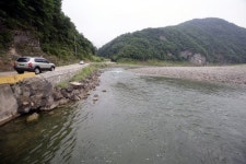 물안개 환상적인 물돌이 마을