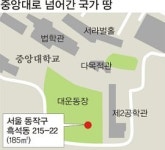 [단독] 중앙대, 국가땅 20년 점유 주인됐다
