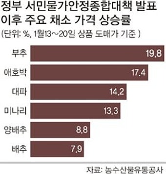 ‘약발’ 안 받는 정부 물가종합대책