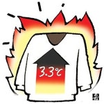 “발열내의 입기만 하면 3.3℃ 상승은 허위”