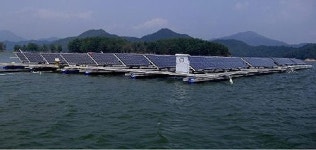 국내 첫 합천댐 수상태양광발전소 가동