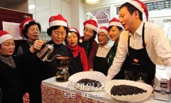 [포토] 오늘은 내가 전문 바리스타