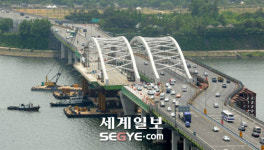곧게 펴지는 양화대교