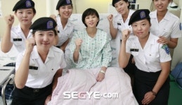 성신여대 학군단 오윤정 대위, 홀어머니에게 간 이식