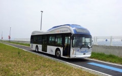 온라인 전기버스 구미서 첫 주행