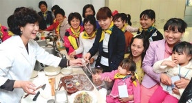 한국요리 체험 재미있어요