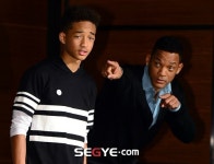 [포토] 코믹한 윌 스미스 부자