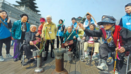 장애 어르신들 봄맞이 나들이