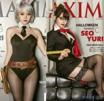 마이리틀텔레비전 서유리, 바니걸 의상 글래머러스 몸매 '섹시본능'