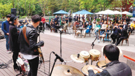 예술이 곁들여진 점심시간