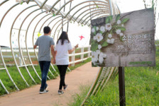 농협안성팜랜드, 이색 터널로 연인·가족 고객 눈길
