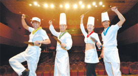 한류공연의 원조 난타 연습실을 가다