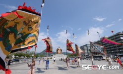 [포토] 장수 한우랑 사과랑 축제의 성공 개최 기원 깃절놀이