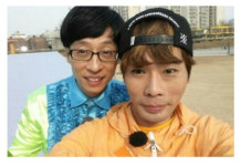 ‘복면가왕’ 태권브이 후보 뮤지, 유재석과 다정한 사진 공개…늘 친절한 재석이 형