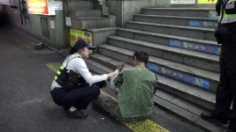 시내 번화가 지구대 대원들의 24시