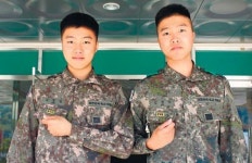 전역 앞둔 쌍둥이 형제 특급전사 반열에