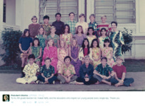 오바마, 초등학교 은사에 ‘트위터 헌사’