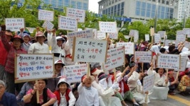에코델타시티 대저주민 400명, 생계·이주대책 촉구 부산시청광장서 집회