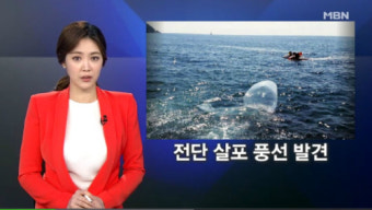 부산 해운대해수욕장서 풍선 발견 '정체는?'
