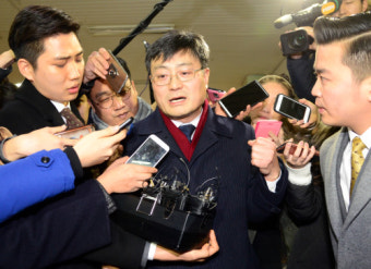 [포토] 송수근 문화체육관광부 1차관, 박영수 특검 소환